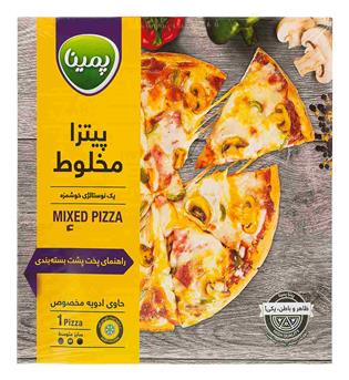 پیتزا مخلوط سایز متوسط  پمینا