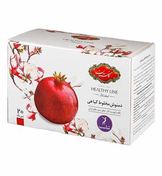 دمنوش تناسب با طعم انار 20 عددی گلستان