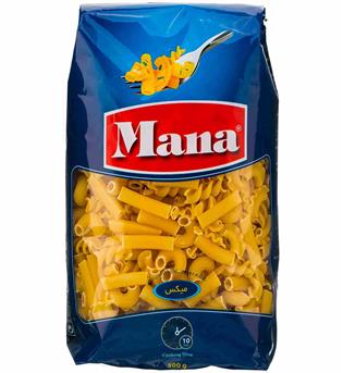 ماکارونی میکس 500 گرمی مانا