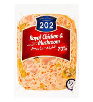 وکیوم کالباس قارچ و مرغ 70% 202