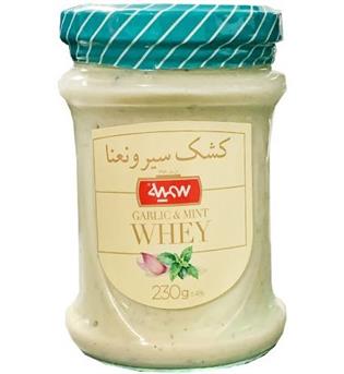 کشک230 گرمی سیر نعنا شیشه ایی سمیه 