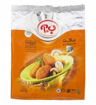 ناگت مرغ و قارچ 950 گرمی ب.آ