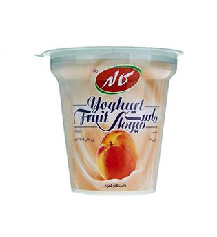 ماست میوه ای هلو 125 گرمی کاله