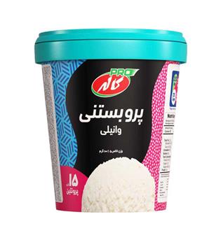 بستنی لیوانی پروتئینه وانیلی کاله 