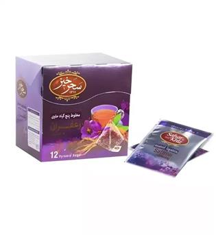 دمنوش جنسینگ زعفران 12عددی سحرخیز