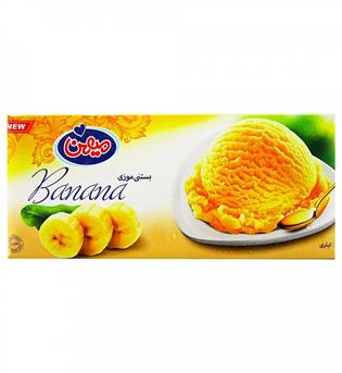 بستنی موزی یک لیتری میهن