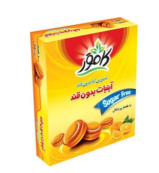 آبنبات بدون قند پرتقال کامور