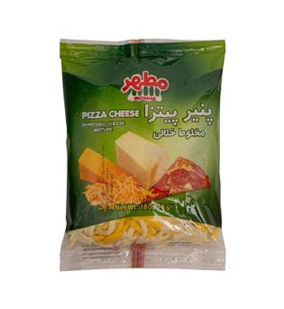 پنیر پیتزا مطهر 2رنگ 180گرمی