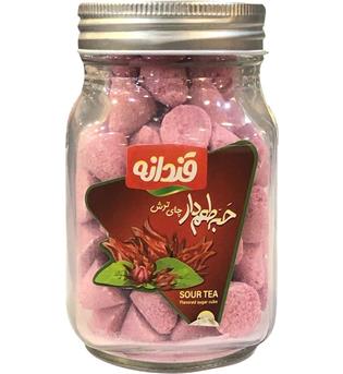 قندانه قند با طعم چای ترش230گرمی شیشه