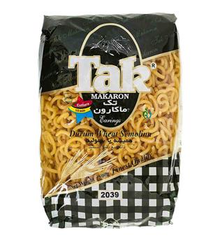 تک ماکارون پاستا گوشواره ای 500گرمی