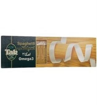 تک ماکارون اسپاگتی امگا3جعبه ای500گرمی