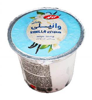 بستنی لیوانی وانیل کاله