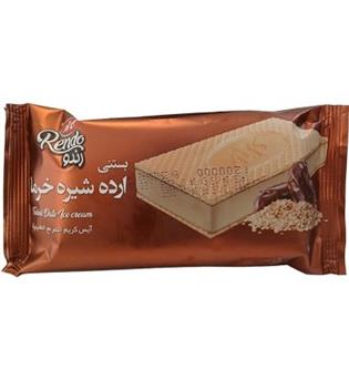 بستنی رندو حصیری با ارده شیره خرما کاله