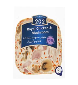 وکیوم کالباس قارچ و مرغ 70% 202