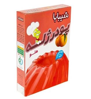 پودر ژله هلو100گرمی شیبابا