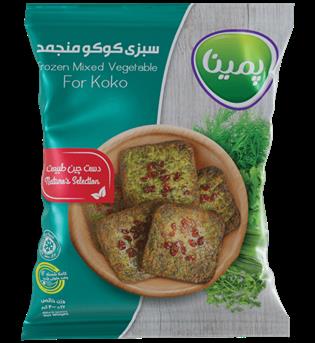سبزی کوکو 350 گرمی پمینا کاله