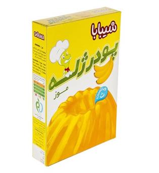 پودر ژله موز100گرمی شیبابا