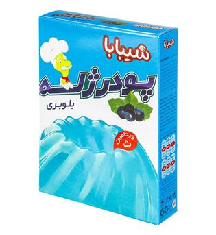 پودر ژله بلوبری100گرمی شیبابا