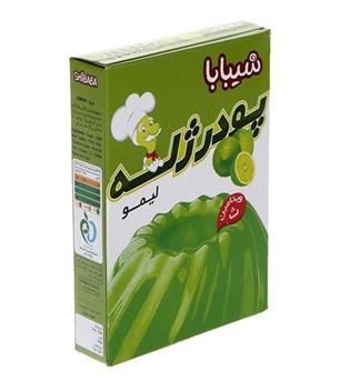 پودر ژله لیمو100گرمی شیبابا