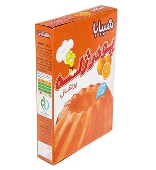 پودر ژله پرتقال100گرمی شیبابا