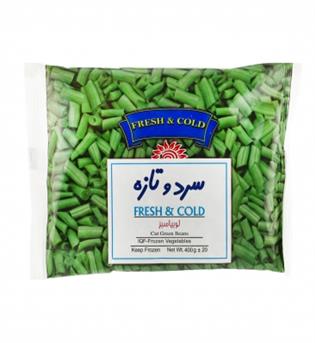 لوبیا سبز 400 گرمی سرد و تازه