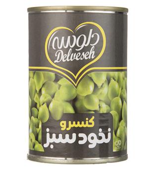 کنسرو نخودفرنگی 400گرم دلوسه