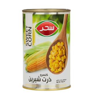 کنسرو ذرت قوطی 410 گرمی سحر