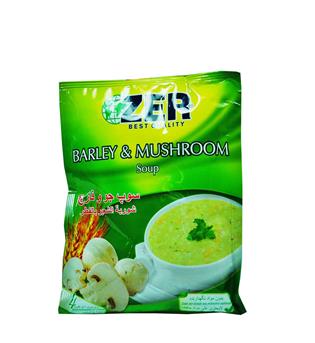 سوپ جو و قارچ ZER