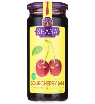 مربا آلبالو شیشه 570 گرمی شانا