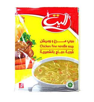 سوپ مرغ و ورمیشل الیت