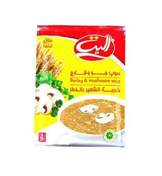 سوپ جو و قارچ الیت