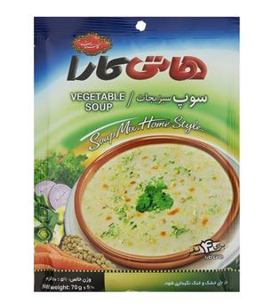 سوپ سبزیجات 70گرمی هاتی کارا
