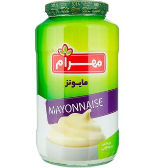سس مایونز 1400 گرم شیشه ای مهرام