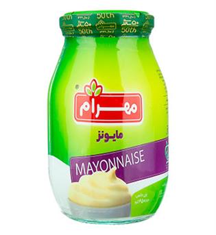 سس مایونز 450 گرم شیشه ای مهرام