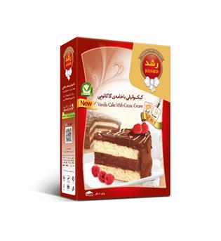 پودر کیک وانیل.خامه ای کاکائو رشد
