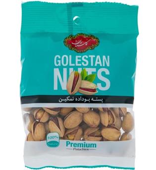پسته شور اکبری75گرمی گلستان