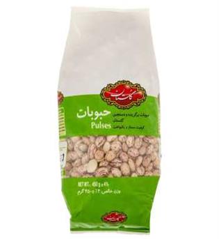 لوبیا چیتی900گرمی استند آپ گلستان