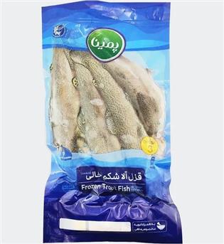 ماهی قزل شکم خالی بدون آبشش منجمد پمینا